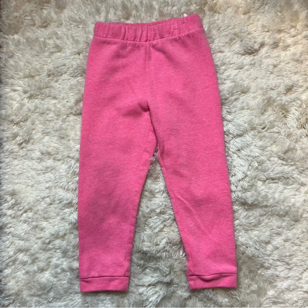 The Children's Place Girls 4t Sweatsuit Pink and Yellow 2 Sets Fleece Lined